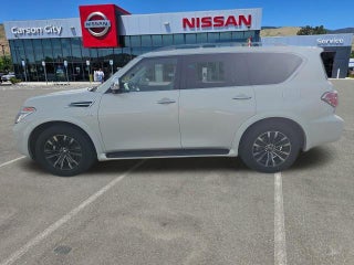 2020 Nissan Armada with Pearl White Tricoat Exterior