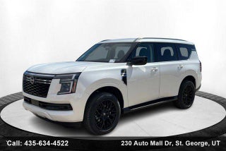 2025 Nissan Armada with Aspen White Tricoat Exterior