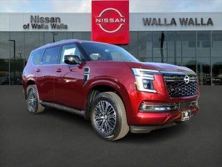 2026 Nissan Armada with Coulis Red Pearl Exterior