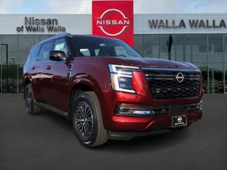 2026 Nissan Armada with Coulis Red Pearl Exterior