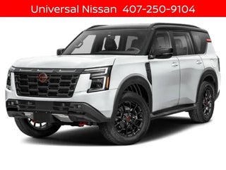 2026 Nissan Armada with Aspen White Tricoat/Super Black Exterior