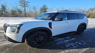 2026 Nissan Armada with Aspen White Tricoat Exterior
