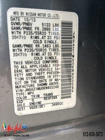 Photo of a 2014 Nissan Murano LE 4DR SUV for sale