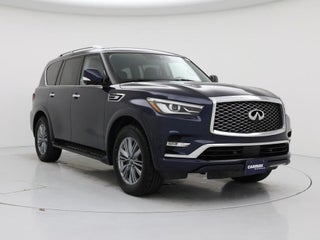 2024 INFINITI QX80 with Hermosa Blue Exterior