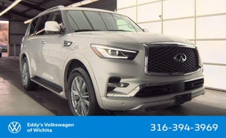 2023 INFINITI QX80 with Liquid Platinum Exterior