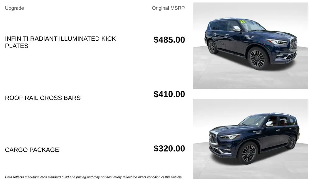 2023 INFINITI QX80 Sensory