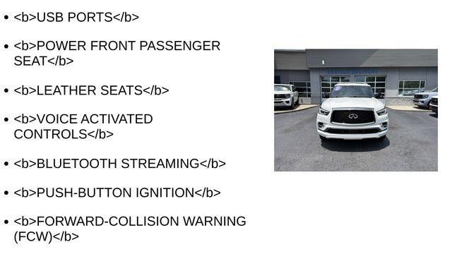 2024 INFINITI QX80 Sensory