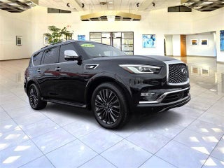 2022 INFINITI QX80 with Black Obsidian Exterior