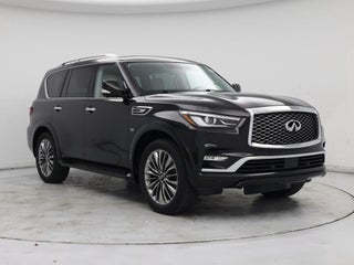 2019 INFINITI QX80 with Mineral Black Exterior