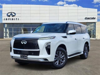 2026 INFINITI QX80 with Radiant White Exterior