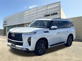 2026 INFINITI QX80 with Radiant White Exterior