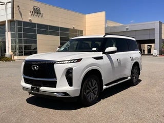 2026 INFINITI QX80 with Radiant White Exterior