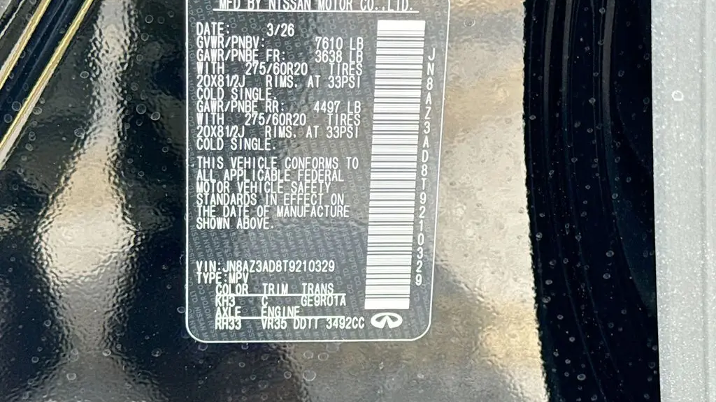2026 INFINITI QX80 Pure