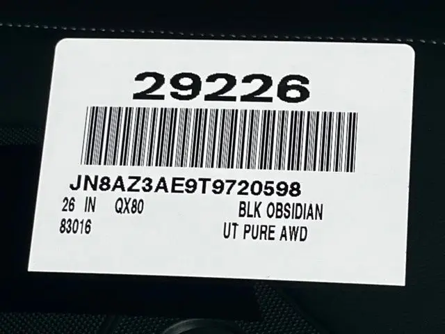 2026 INFINITI QX80 - $74,900