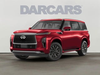 2025 INFINITI QX80 with Coulis Red Exterior