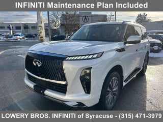 2026 INFINITI QX80 with Radiant White Exterior