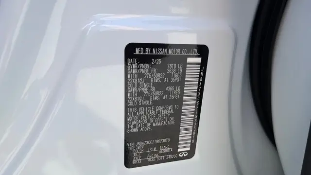 2026 INFINITI QX80 Autograph