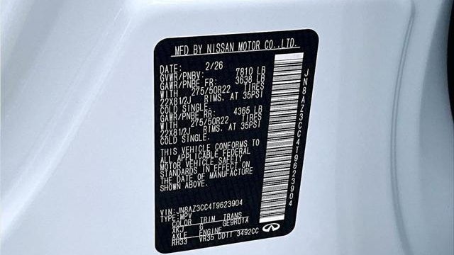 2026 INFINITI QX80 Autograph