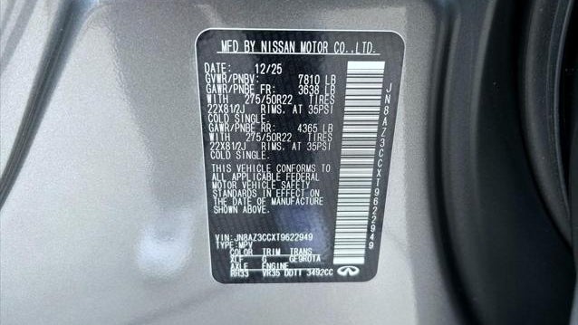 2026 INFINITI QX80 Autograph