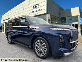 2025 INFINITI QX80 with Grand Blue Exterior