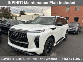 2026 INFINITI QX80 with Radiant White Exterior