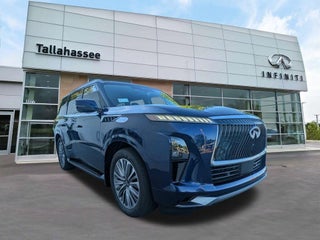 2025 INFINITI QX80 with Grand Blue Exterior