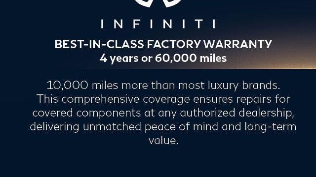 2025 INFINITI QX80 Sensory