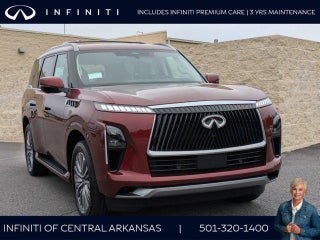 2025 INFINITI QX80 with Coulis Red Exterior