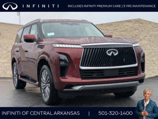 2025 INFINITI QX80 with Coulis Red Exterior