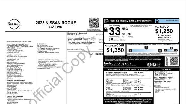 2023 Nissan Rogue SV