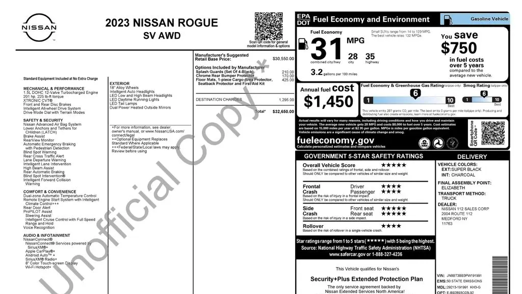 2023 Nissan Rogue SV
