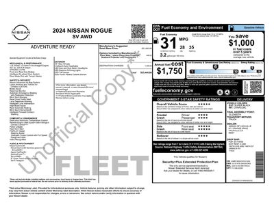 2024 Nissan Rogue AWD SV 4DR Crossover