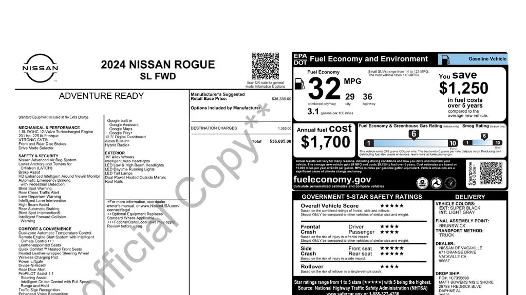 2024 Nissan Rogue SL