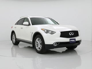 2017 INFINITI QX70 with Majestic White Exterior