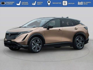 2025 Nissan Ariya with Sunrise Copper Pearl/Black Diamond Pearl Exterior