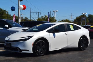 2024 Toyota Prius Prime with Wind Chill Pearl Exterior