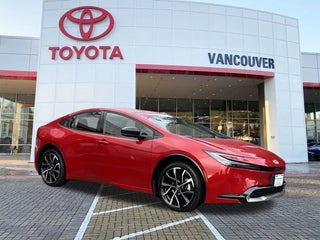 2024 Toyota Prius Prime with Supersonic Red Exterior