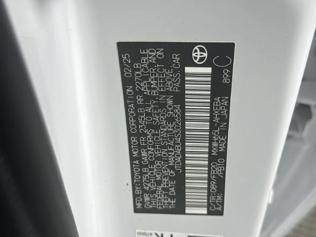 2025 Toyota Prius - $33,585