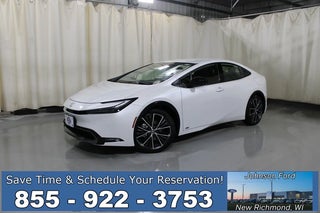 2025 Toyota Prius with Wind Chill Pearl Exterior