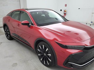 2023 Toyota Crown with Supersonic Red/Black Exterior