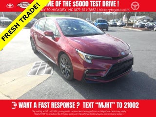 2025 Toyota Corolla Hybrid with Ruby Flare Pearl Exterior