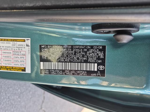 2009 Toyota Corolla - $7,998