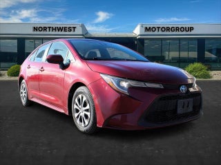 2022 Toyota Corolla Hybrid with Ruby Flare Pearl Exterior