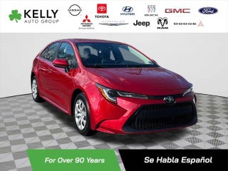 2021 Toyota Corolla with Barcelona Red Metallic Exterior