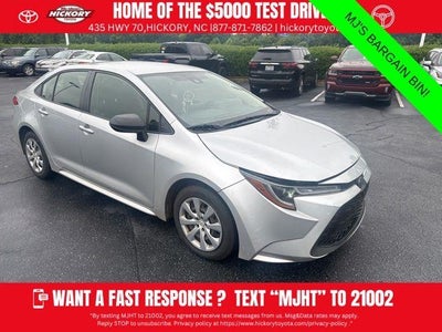 Photo of a 2020 Toyota Corolla LE 4DR Sedan for sale
