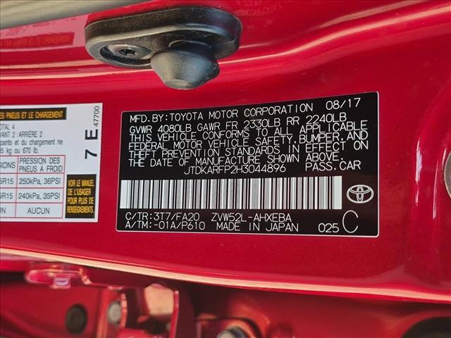 2017 Toyota Prius - $19,699