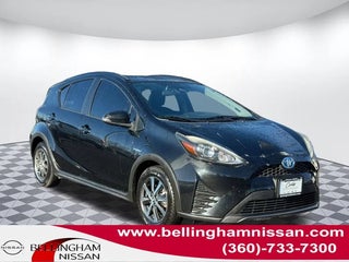 2018 Toyota Prius c with Black Sand Pearl Exterior