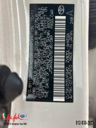 2011 Toyota Prius One 4DR Hatchback