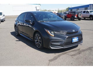 2020 Toyota Corolla with Black Sand Pearl Exterior