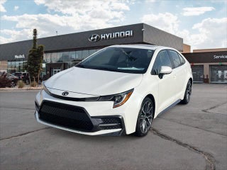 2021 Toyota Corolla with Blizzard Pearl Exterior